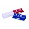 PORTOIR EN POLYPROPYLENE BLEU POUR MICROTUBES 1,5/2 ml 2 x 10 EMPLACEMENTS, EMBOITABLE