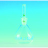 PYCNOMETRE NON CALIBRE EN VERRE BOROSILICATE A COL RODE 10/19 AVEC BOUCHON