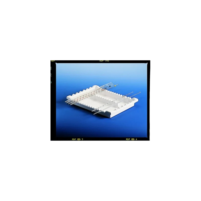 BAC A PIPETTES EN PVC DIMENSIONS 283 X 216 X 40 mm