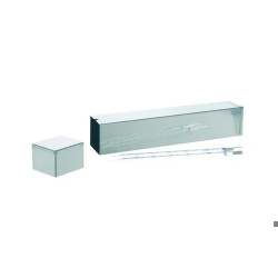 BOITE DE STERILISATION CARREE EN INOX POUR PIPETTES, SECTION 70 X 70 mm, LONGUEUR 427 mm
