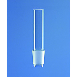 TUBE EN VERRE DURAN AVEC RODAGE MALE 14/23 DIAMETRE EXT 13 MM LONGUEUR 120 MM