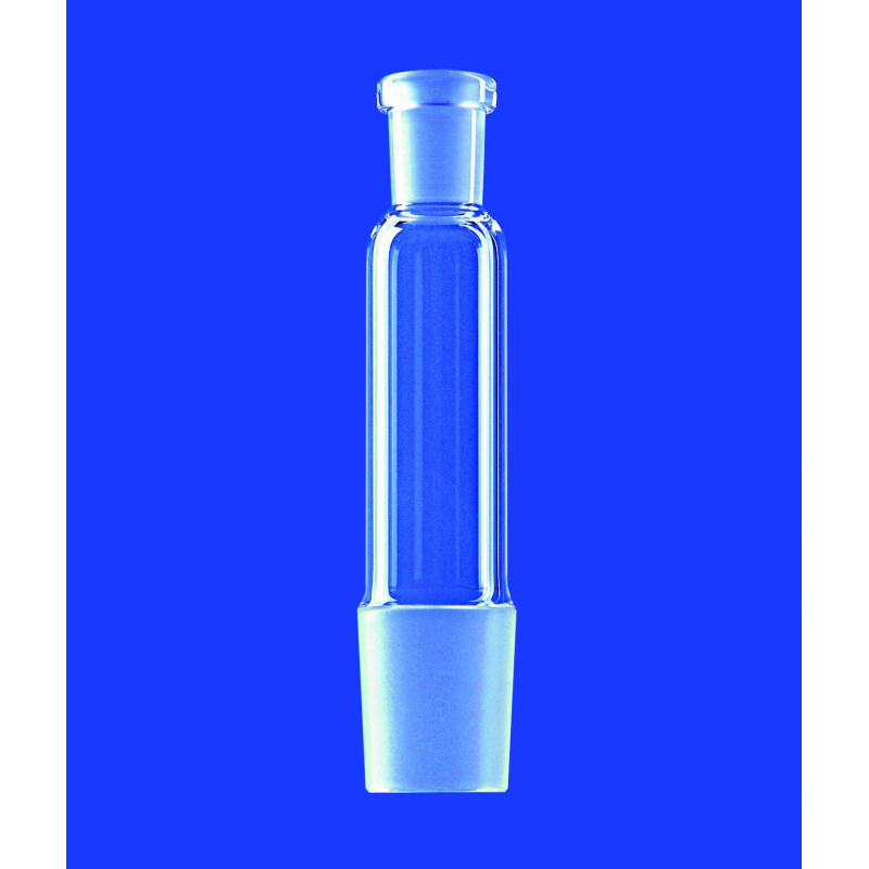 TUBE RALLONGE EN VERRE DURAN A RODAGES MALE 29/32 FEMELLE 29/32 33 X 150 mm
