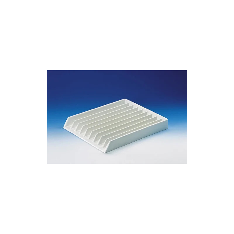 BAC A PIPETTES EN PVC 420 X 300 X 30 mm A 9 COMPARTIMENTS