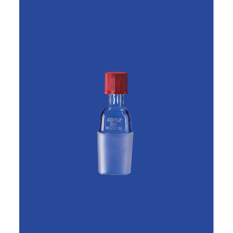 RACCORD ADAPTATEUR EN VERRE DURAN RODAGE MALE 14/23 ET FILETAGE GL18 POUR TUBE 7,5 - 9 mm