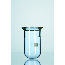 REACTEUR EN VERRE DURAN A RODAGE PLAN, CYLINDRIQUE FORME HAUTE 250 ml