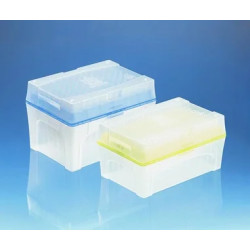 POINTE DE PIPETTE JAUNE STERILE BIO-CERT PLASTIBRAND, EN BOITE TIPBOX 2 - 200 MICROLITRES PAR 960