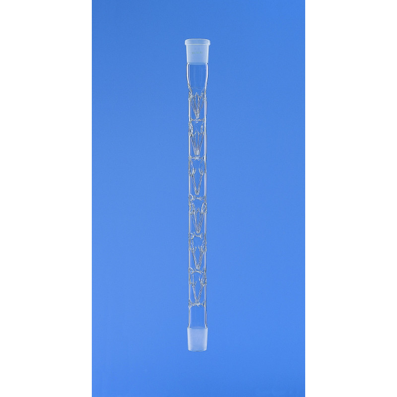 REFRIGERANT DE VIGREUX EN VERRE DURAN A RODAGE 29/32 LONGUEUR UTILE 600 mm