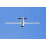 ROBINET EN VERRE DURAN UNE VOIE DROIT AVEC CLE EN PTFE RODAGE 21,5 DIAMETRE INTERNE 6,0 MM