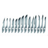 LAME DE SCALPEL NON STERILE TYPE 23 PAR 12