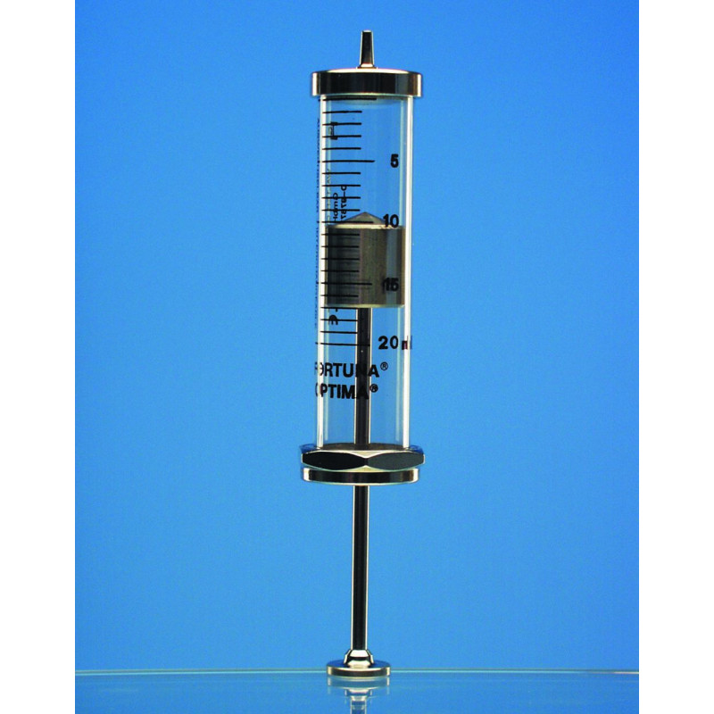 SERINGUE EN VERRE / METAL FORTUNA OPTIMA 5 ML EMBOUT LUER CONE METAL