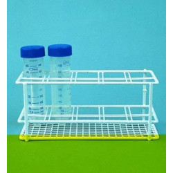 PORTOIR POUR TUBES 50 ml FIL DE FER INOXYDABLE 6 X 2 UNITES