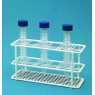 PORTOIR POUR TUBES 15 ml FIL DE FER ACIER INOX 6 X 3 UNITES