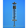 SERINGUE EN VERRE / METAL FORTUNA OPTIMA 2 ML EMBOUT LUER LOCK CONE METAL