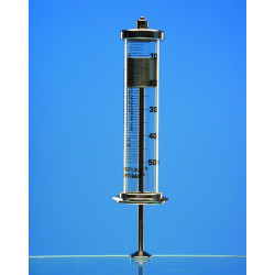 SERINGUE EN VERRE / METAL FORTUNA OPTIMA 5 ML EMBOUT LUER LOCK CONE METAL