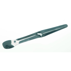 SPATULE CUILLERE EN ACIER INOX FORME CREUSE, LONGUEUR TOTALE 200 mm