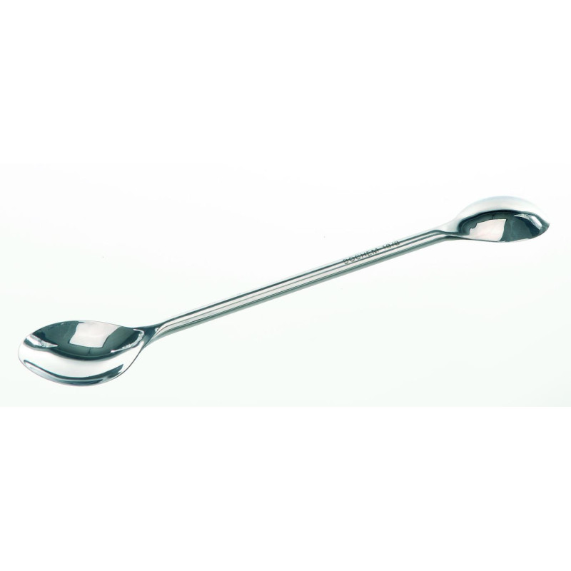 SPATULE DOUBLE CUILLERE EN ACIER INOX