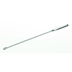 SPATULE MICRO CUILLERE EN INOX 6 x 4 mm, LONGUEUR 150 mm