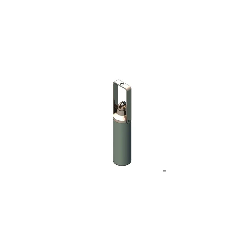 PRELEVEUR A IMMERSION ANTIDEFLAGRANT EN LAITON NICKELE, FORME BOUTEILLE 1000 ML