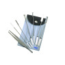 SET DE 6 SPATULES ET 1 PINCE EN ETUI SIMILI CUIR