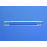 RACCORD DE TUYAU DROIT EN VERRE DURAN LONGUEUR 115 MM DIAMETRE EXTERNE 8 MM