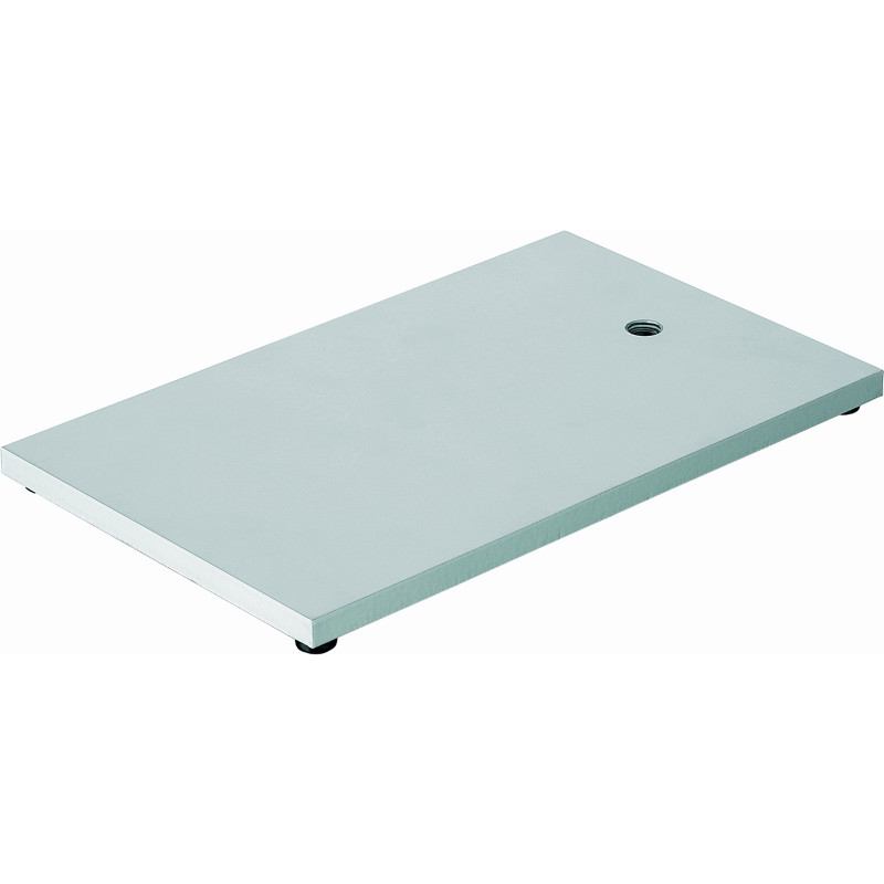 SUPPORT POUR STATIF EN ACIER PEINT 160 X 250 mm , POIDS 2,5 Kg, FILETAGE M10, SANS TIGE