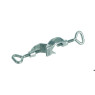 NOIX DE SERRAGE 90° EN INOX, PLAGE DE SERRAGE 16,5 mm