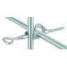 NOIX DE SERRAGE 90/180ø EN INOX, PLAGE DE SERRAGE 16,5 mm