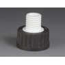 BOUCHON EN PTFE/PPS NOIR AVEC RACCORD DE REDUCTION GL32( F)/ GL18 (M)