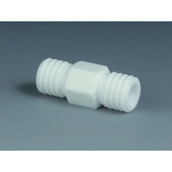 RACCORD A VIS DROIT EN PTFE GL18 DIAMETRE INT. 10,5 mm
