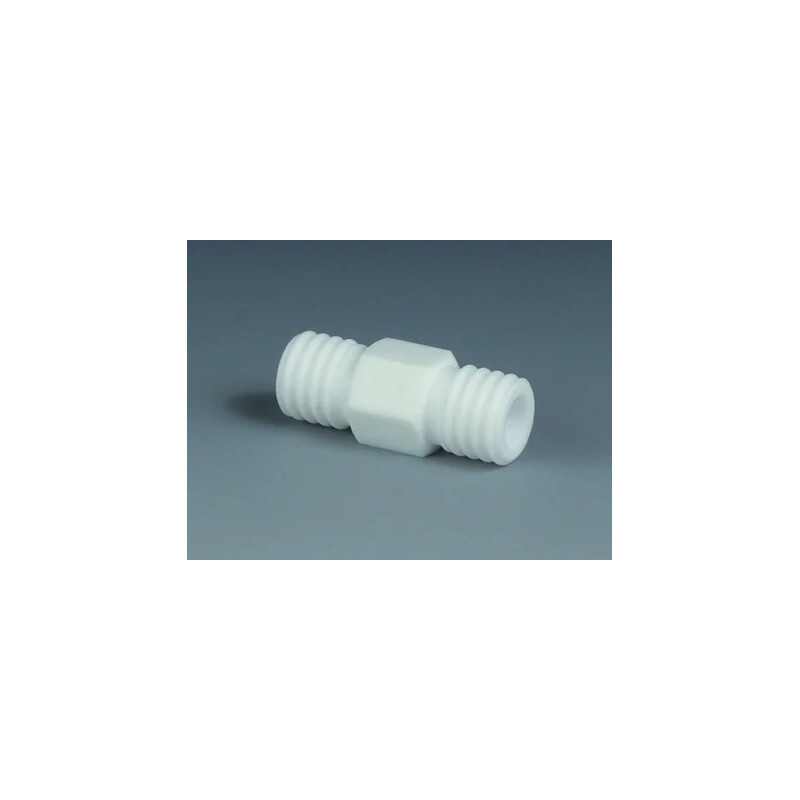 RACCORD A VIS DROIT EN PTFE GL25 DIAMETRE INT. 14,5 mm