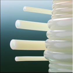 TUYAU SOUPLE EN SILICONE 0,5 x 2,5 mm EPAISSEUR 1 mm, PRIX AU METRE