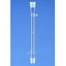 REFRIGERANT DE LIEBIG EN VERRE DURAN A RODAGE 14/23 RACCORD A OLIVE LONGUEUR UTILE 250 mm