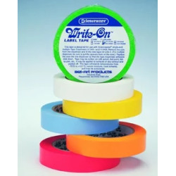 RUBAN ADHESIF DE MARQUAGE WRITE ON LARGEUR 13 mm PAR ROULEAU DE 36,5 m, BLEU