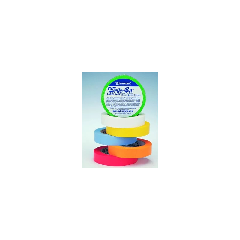 RUBAN ADHESIF DE MARQUAGE WRITE ON LARGEUR 19 mm PAR ROULEAU DE 36,5 m, VERT