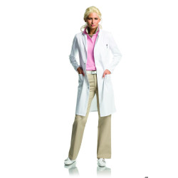 BLOUSE DE LABORATOIRE EN COTON/POLYESTER (35/65) UNISEXE MANCHES LONGUES TAILLE M