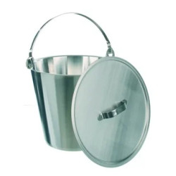 COUVERCLE POUR SEAU EN INOX, 10 L