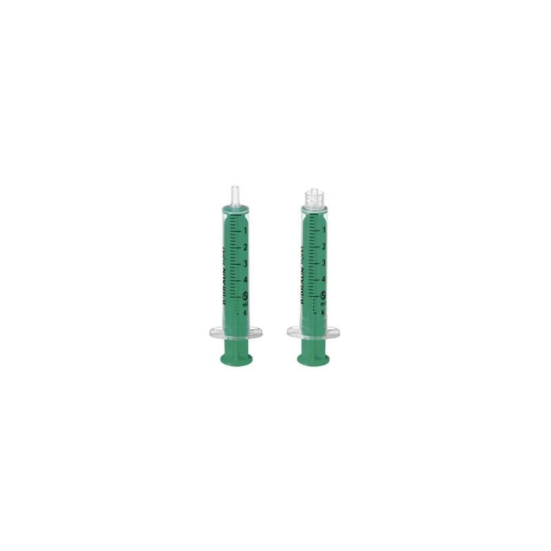 SERINGUE A USAGE UNIQUE INJECT, 2 PIECES, 20 ml EMBOUT LUER PAR 100