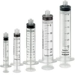 SERINGUE A USAGE UNIQUE OMNIFIX, 3 PIECES, 5 ML, EMBOUT LUER PAR 100