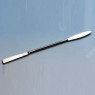 SPATULE MICRO EN INOX, LONGUEUR 134 mm