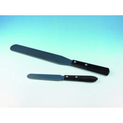 SPATULE SOUPLE EN INOX, MANCHE PLASTIQUE, LONGUEUR LAME 150 mm