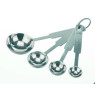 CUILLERE JAUGEE EN INOX, JEU DE 4 CAPACITES, 1,25 / 2,5 / 5 / 15 ml