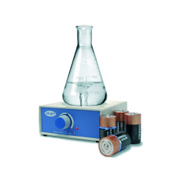 AGITATEUR MAGNETIQUE NON CHAUFFANT PORTABLE A PILES, STUART SM 27