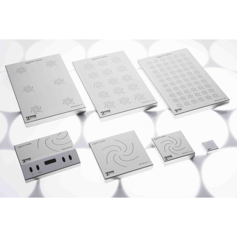 AGITATEUR MAGNETIQUE NON CHAUFFANT IMMERGEABLE MULTIPOSTES, 6 POSTES, 2MAG MIXDRIVE 6