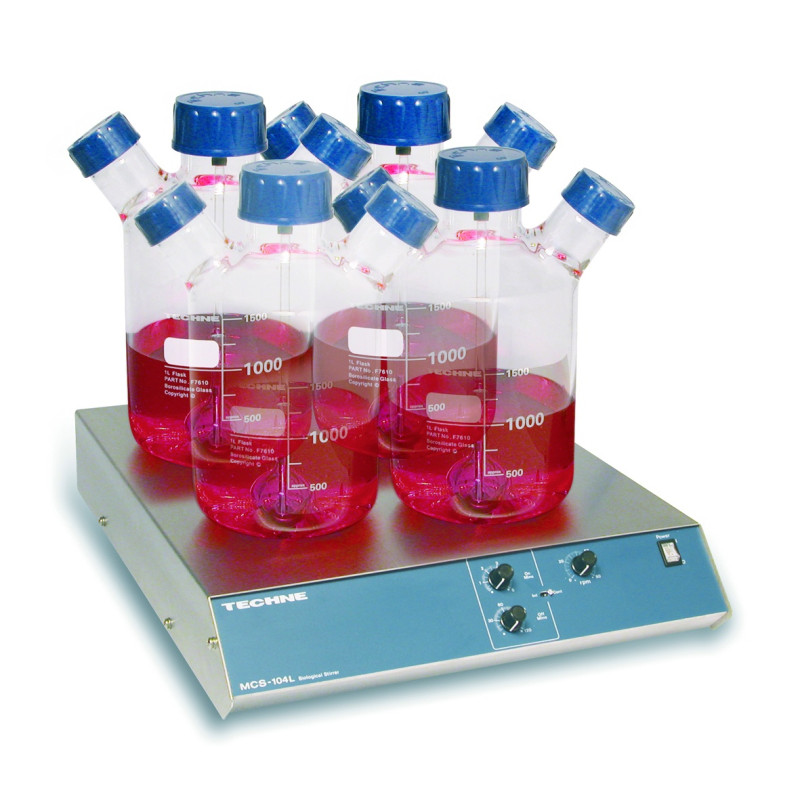 AGITATEUR MAGNETIQUE NON CHAUFFANT MULTIPOSTES POUR CULTURE CELLULAIRE, TECHNE