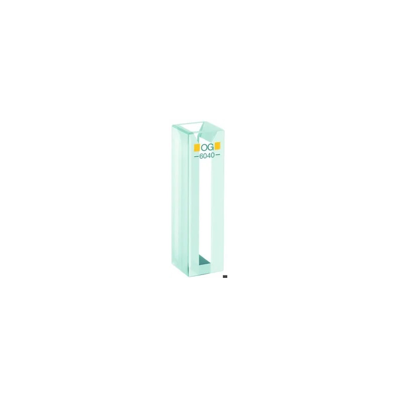 CUVE SEMI MICRO HELLMA VERRE OPTIQUE 6040/10 TRAJET OPTIQUE 10 MM, SANS COUVERCLE