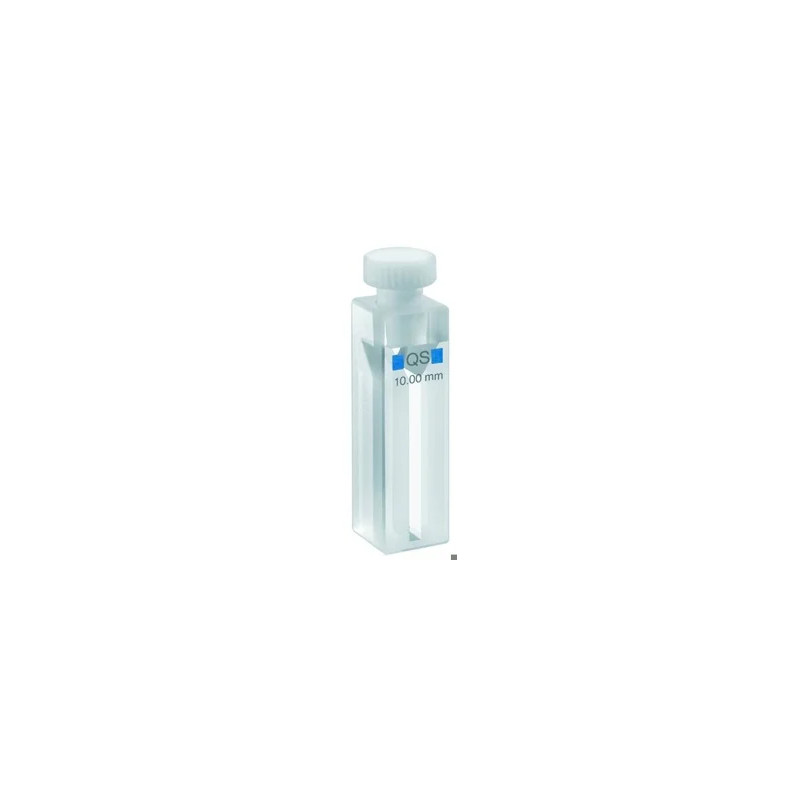CUVE MICRO HELLMA QUARTZ SUPRASIL 115-QS/10 TRAJET OPTIQUE 10 MM, AVEC BOUCHON PTFE