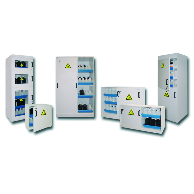 ARMOIRE DE SECURITE POUR ACIDES ET BASES, SOUS PAILLASSE TRIONYX SERIE 8.A