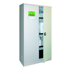 ARMOIRE DE SECURITE POUR PRODUITS PHYTOSANITAIRES, 150 LITRES, 1 PORTE, LIVREE EN KIT NON MONTEE