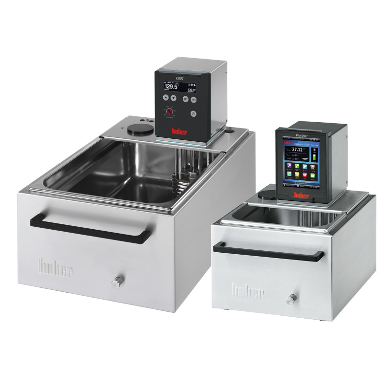 BAIN THERMOSTATE EN ACIER INOX CC-208B PLAGE DE TEMPERATURE +25 A +200øC, 8,5 L HUBER