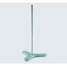 SUPPORT TREPIED POUR STATIF EN ACIER REVETU EPOXY VERT LONGUEUR PIED 185 mm, POIDS 1700 g, FILETAGE M10, SANS TIGE